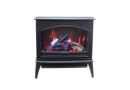 70 Inch Cast Iron Electric Fireplace
