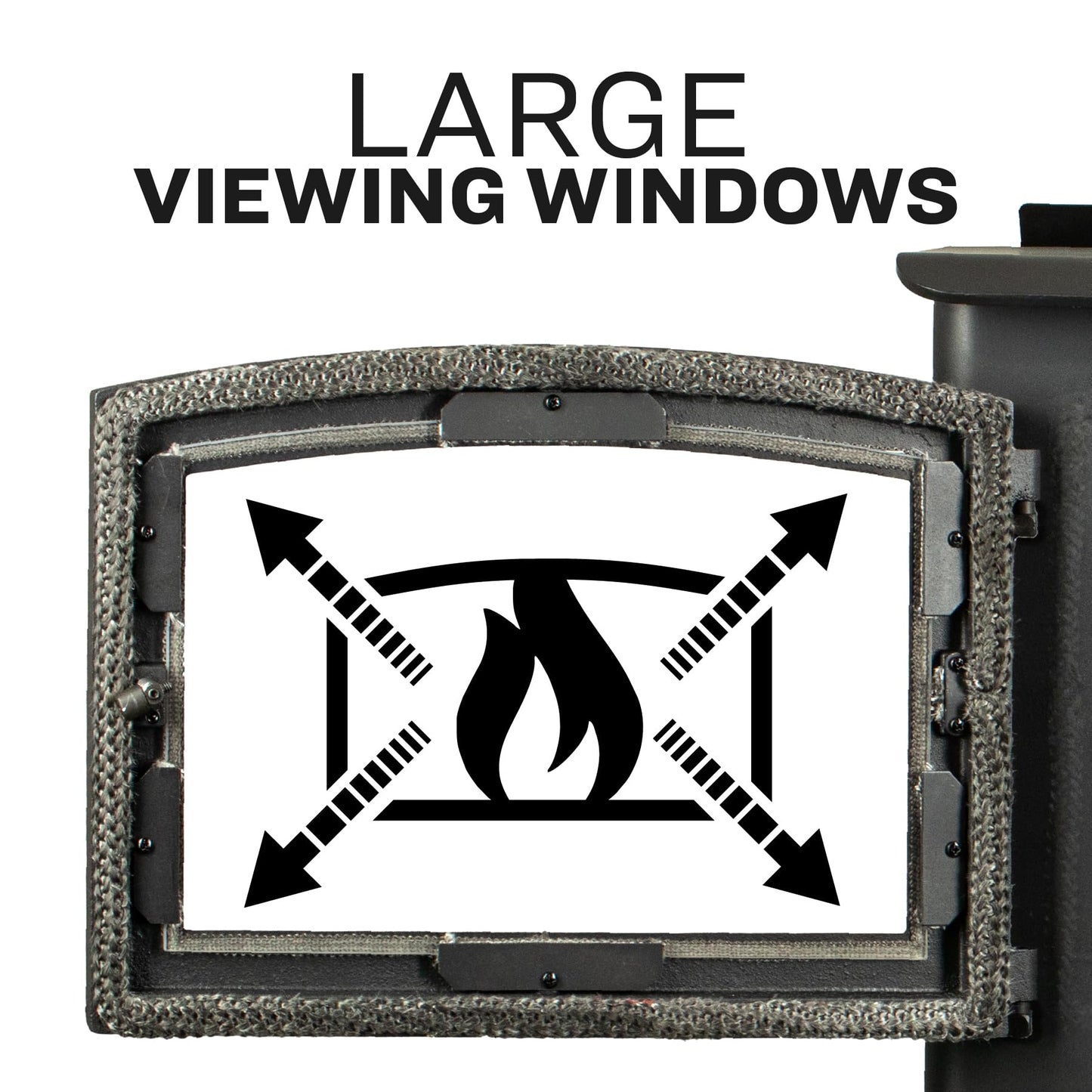 Wood Burning Stove for Spaces up to 1,200 Sq Ft