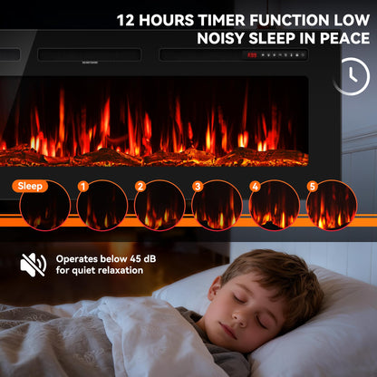 Modern Electric Fireplace Heater Insert