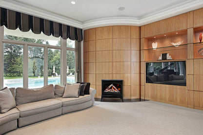 70 Inch Cast Iron Electric Fireplace