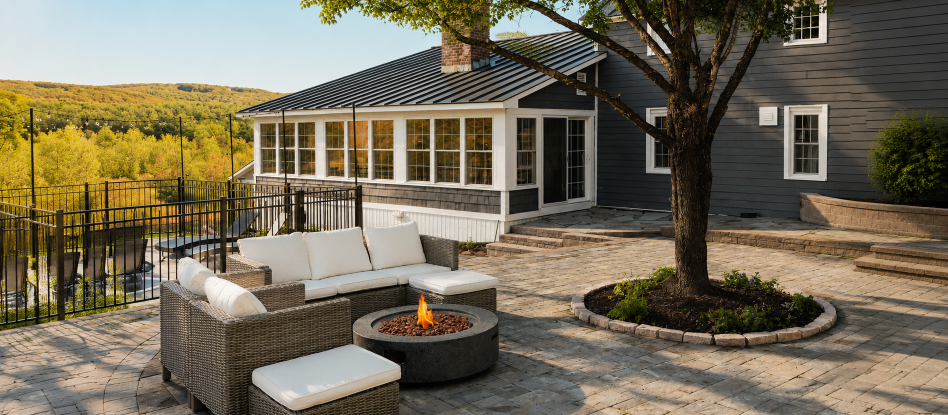 Outdoor fireplaces collection